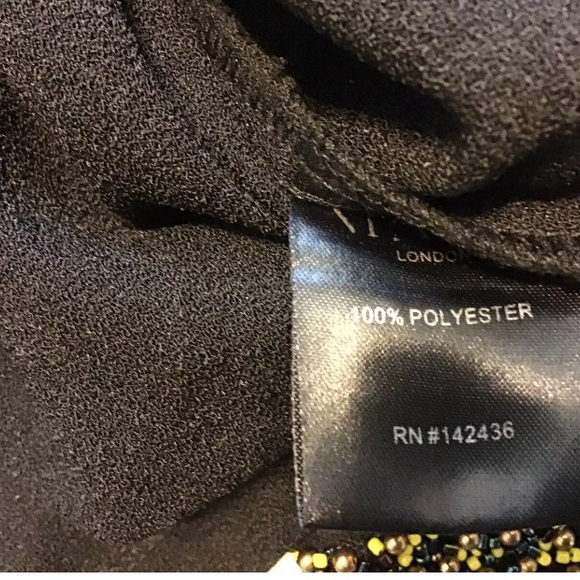 Maac London Lavel Beaded Cropped Blouse Small - Picture 7 of 7